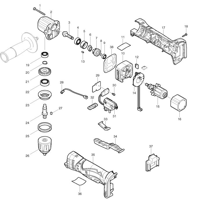 Зарядное устройство Makita DC18RC 220В