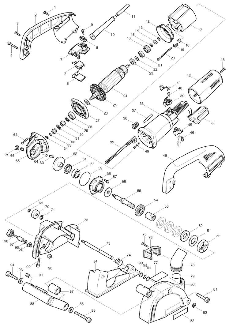 Запчасти для штробореза Makita SG1250