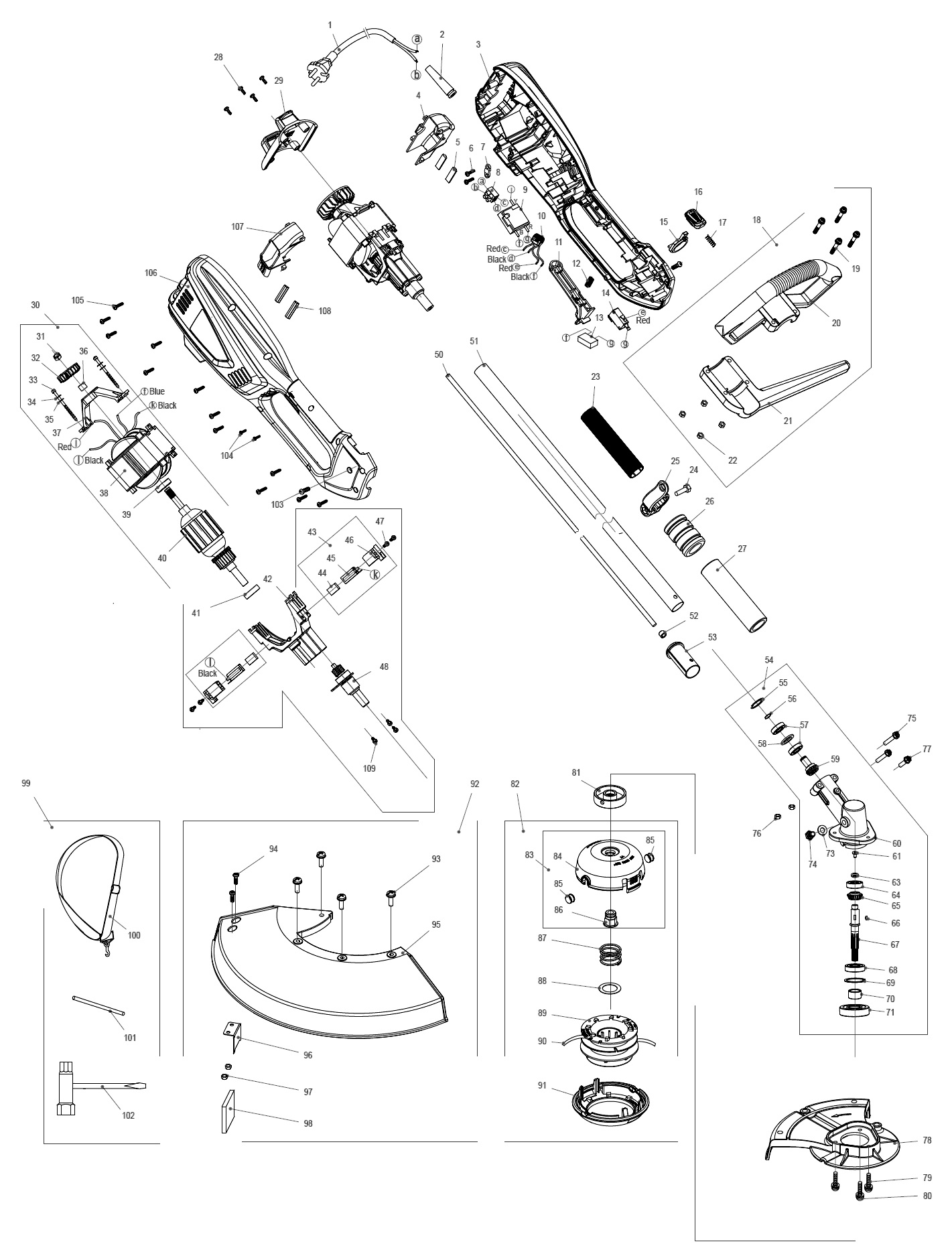 Makita ur3502 схема