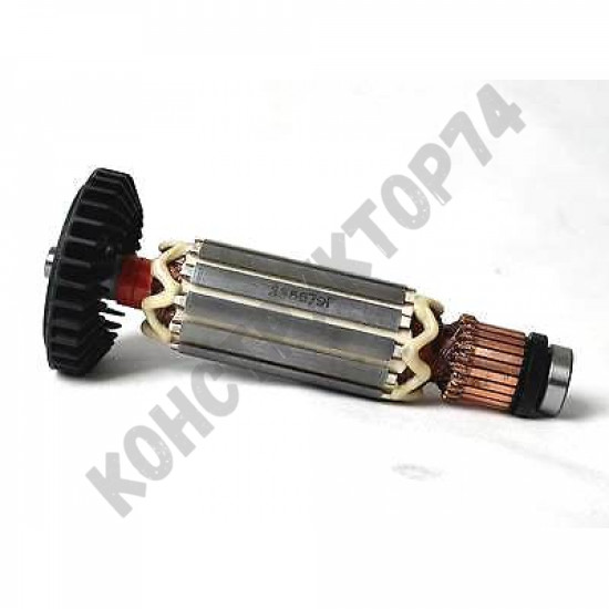 Ротор (якорь) Makita HR2432 в сборе для перфоратора (оригинал) 515674-9 Ротор (якорь) Makita HR2432 в сборе для перфоратора (оригинал) 515674-9