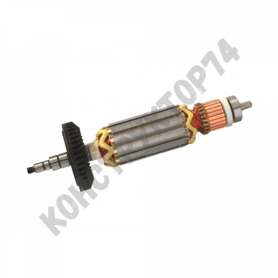 Ротор (якорь) Makita 9566C, 9566CV, SG1250 в сборе для ушм (оригинал) 515208-8