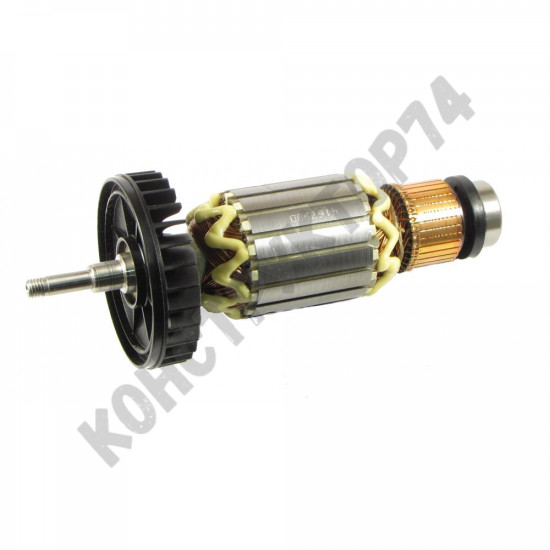 Ротор (якорь) Makita 9077, 9077S, 9079, 9079S для ушм (оригинал) 516798-4 Ротор (якорь) Makita 9077, 9077S, 9079, 9079S для ушм (оригинал) 516798-4