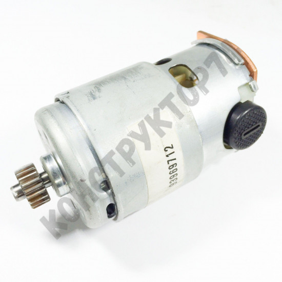 Двигатель (мотор) 12V Makita 6216D, 6316D, 8413D для шуруповерта (оригинал) 629733-4