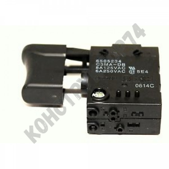 Выключатель (кнопка) Makita TW0200 (C3MA-DB) для гайковерта (оригинал) 650523-4