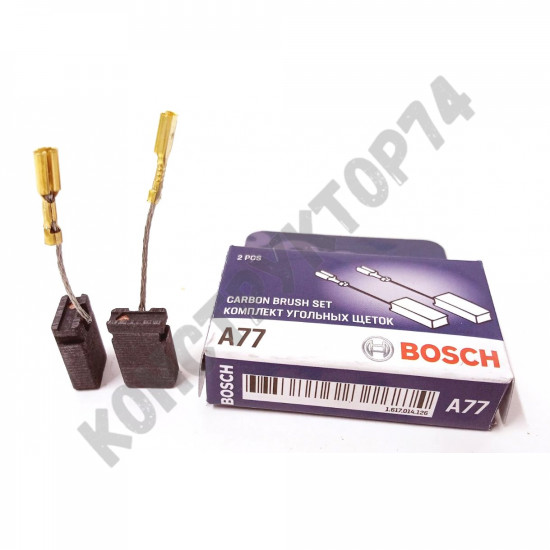 Щетки BOSCH A77 для болгарки УШМ GWS1000, GWS14-125CI, GWS10-125 (5*10*16мм)