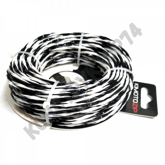 Леска триммерная (корд) Double layer 2,4 мм x 15 м (двухслойная, витой квадрат)