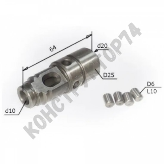 Стволик для перфоратора Bosch GBH2-26 DRE (1617000598)