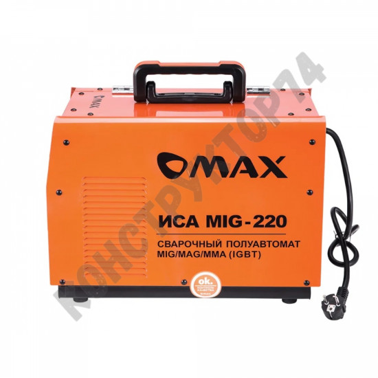 Сварочный полуавтомат ИСА MIG-220 с газом/без газа ММА/MIG/TIG Многофункциональный