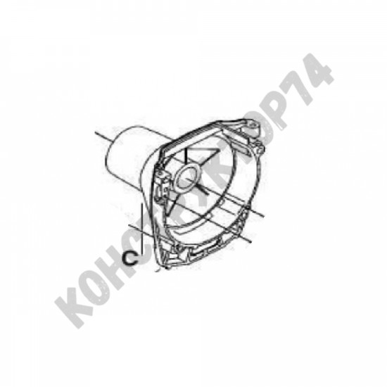 Крышка сцепления SRM330,350