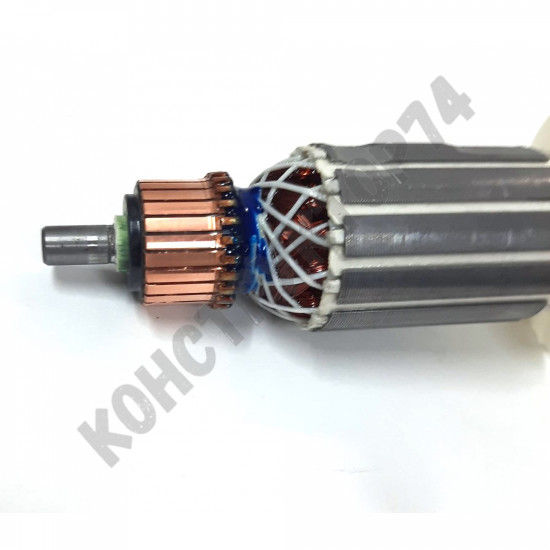 Ротор / Якорь для перфоратора Bosch GBH2-26DRE/DRF/E; Hammer PRT800C; Prorab 2419 K; Patriot RH260 (140301322) 2014г.; Ресанта П-32-1000К Доп. бронировка