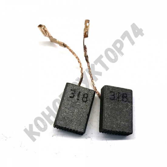 Щетки угольные CB-318 (2 шт.) для болгарки УШМ Makita 9562, 9565, 9566 (5х11х16мм) автоотключение, без омеднения