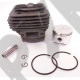 Поршневая группа для бензопилы 62см3 типа Carver RSG262, RSG62-20К D-48мм