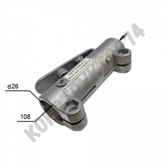 Соединение штанги бензокосы и триммера из 2-х половин (D-26мм, квадрат) подходит для триммера Интерскол КРБ-23/33, КРБ-23/33 В и пр.