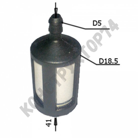 Топливный фильтр для бензопилы Partner, Китайских бензопил / бензокос