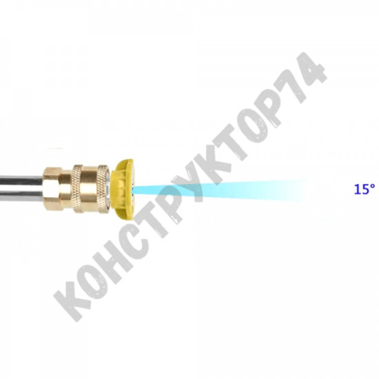 Насадка фреза для автомойки D-10, 15 градусов, под быстросъем