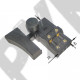 Выключатель (кнопка) для дрели DWT BM-1050DL/DT и пр. аналогов (загнутый реверс)