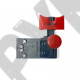 Выключатель (кнопка) SW-K01 4(4)А для перфоратора, лобзика (толстый фиксатор, регулировка оборотов)