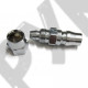 Переходник / штуцер / быстросъем (Quick Release) - елочка, под шланг 8 мм с креплением под гайку для компрессора, пневмоинструмента