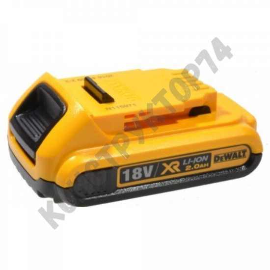 Аккумулятор DEWALT (p/n: DCB180, DCB181, DCB182, DCB183, DCB184, DCB185, DCB200), 2.0Ah 18V