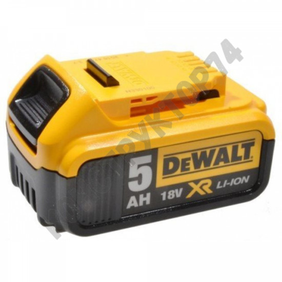 Аккумулятор DEWALT (p/n: DCB180, DCB181, DCB182, DCB183, DCB184, DCB185, DCB200), 5.0Ah 18V