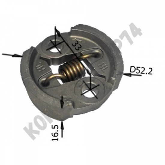 Сцепление бензотриммера Texas BC26, CG260, CG300