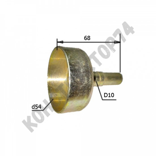 Чашка сцепления бензокосы Диолд 7 зубов