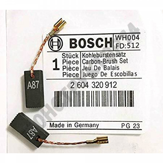 КОМПЛЕКТ УГОЛЬНЫХ ЩЕТОК Bosch GST 25METAL, GST 80PBE