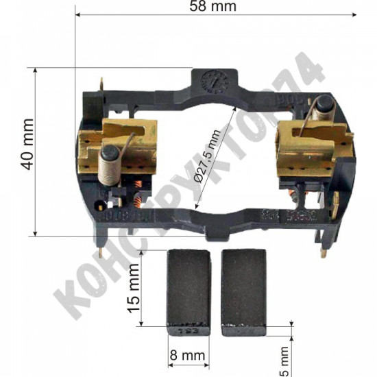 Щеточная пластина Bosch GST 120BE, GST 135CE