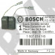 Щетки для болгарки УШМ Bosch GWS780C, GWS850CE (5x8x15 мм, ОРИГИНАЛ)