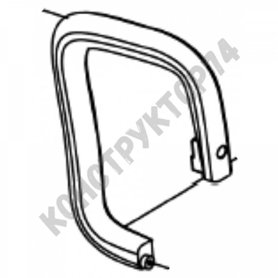 Полукорпус рукоятки передней электропилы Парма М4