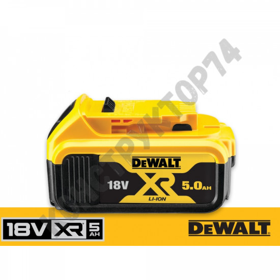 Аккумуляторная батарея 18В, 5.0 Ач - 90WH, Li-ion, DeWALT XR ( DCB184) N394624