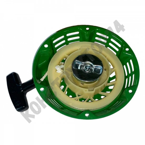 Стартер в сборе для двигателя LIFAN 168F, 168F-2, 170F, HONDA GX160 (зеленый) Стартер в сборе для двигателя LIFAN 168F, 168F-2, 170F, HONDA GX160 (зеленый)