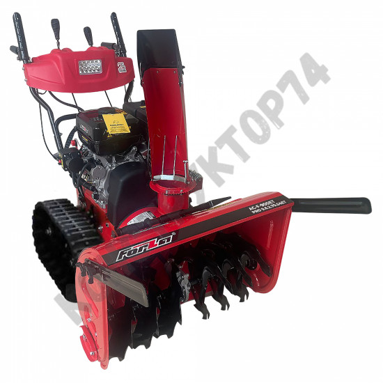 Снегоуборщик "FORZA" АС-F-900ET (9,0 л.с. Двигатель "Forza", стартер: ручной/230V, с фарой, панель управления, скорость: 6 вперед/2 назад , ковш: ширина 700/ высота 545 мм, диаметр шнека: 300 мм, гусеничный ход, ремень привода шнека: 4 Снегоуборщик "FORZA" АС-F-900ET (9,0 л.с. Двигатель "Forza", стартер: ручной/230V, с фарой, панель управления, скорость: 6 вперед/2 назад , ковш: ширина 700/ высота 545 мм, диаметр шнека: 300 мм, гусеничный ход, ремень привода шнека: 4
