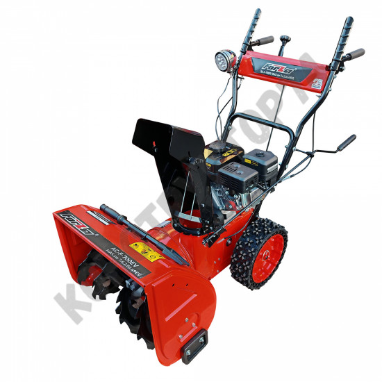 Снегоуборщик "FORZA" АС-F-700EV (7,0л.с. Двигатель "Forza", стартер: ручной/230V, с фарой, скорость: 6 вперед/2назад , ковш: ширина 560/ высота 490 мм, диаметр шнека: 300 мм, колесо: 13"SW - литое, ремень привода шнека: LB4L-885, Снегоуборщик "FORZA" АС-F-700EV (7,0л.с. Двигатель "Forza", стартер: ручной/230V, с фарой, скорость: 6 вперед/2назад , ковш: ширина 560/ высота 490 мм, диаметр шнека: 300 мм, колесо: 13"SW - литое, ремень привода шнека: LB4L-885,