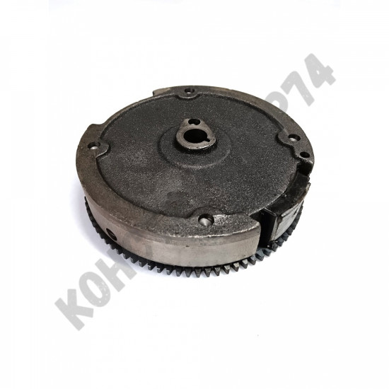 Маховик c ВЕНЦОМ двигателя LIFAN 168F, 168F-2, 170F, HONDA GX160 6-7 Л.С. для мотоблока, генератора, снегоуборщика (под электростартер)