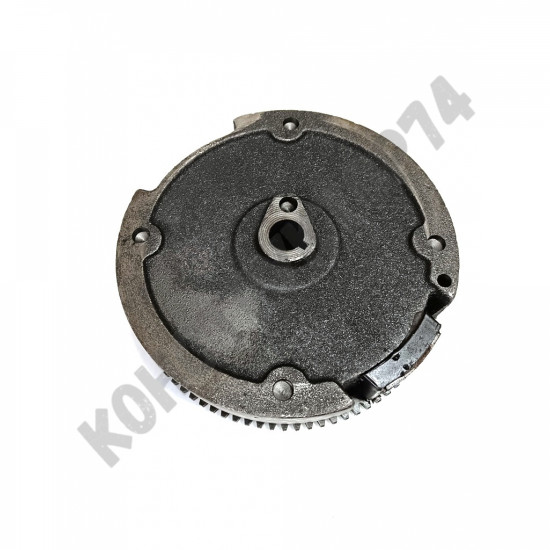 Маховик c ВЕНЦОМ двигателя LIFAN 168F, 168F-2, 170F, HONDA GX160 6-7 Л.С. для мотоблока, генератора, снегоуборщика (под электростартер)