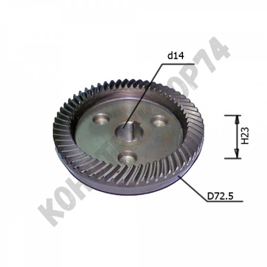 Шестерня УПМ-180/1300ЭМ полировальной машины Интерскол 180.03.01.04.00