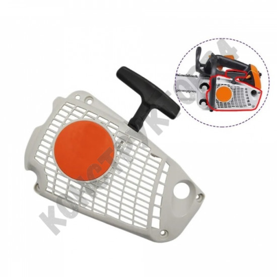 Стартер для бензопилы Stihl MS192 (1137-080-2108 / 11370802108, 1137-080-2100, 11370802100)