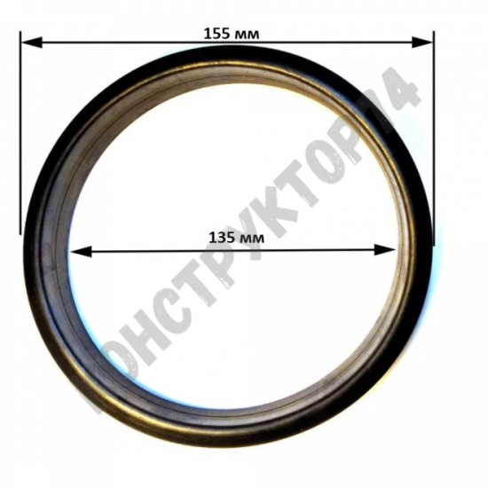 Фрикционное кольцо для снегоуборщика 135x155x10R мм