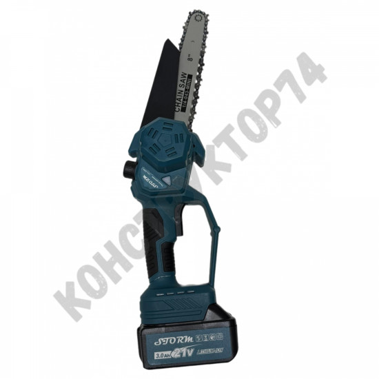 Аккумуляторная цепная мини пила STORM LDJ-ZW8 шина 8" 15 см (З/У, 2 АКБ Li-Ion 21V 3Ah, кейс) Аккумуляторная цепная мини пила STORM LDJ-ZW8 шина 8" 15 см (З/У, 2 АКБ Li-Ion 21V 3Ah, кейс)