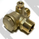 Обратный клапан 1/2" для компрессора REMEZA LB30, LB40, ABAC, FUBAG (резьба - 1/2") ЛАТУНЬ Обратный клапан 1/2" для компрессора REMEZA LB30, LB40, ABAC, FUBAG (резьба - 1/2") ЛАТУНЬ
