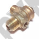 Обратный клапан 16BAR для компрессора 3065 (резьба - 1/2" - 1/2" - 1/8") ЛАТУНЬ