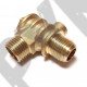 Обратный клапан 16BAR для компрессора 3065 (резьба - 1/2" - M3/4" - 1/8") ЛАТУНЬ Обратный клапан 16BAR для компрессора 3065 (резьба - 1/2" - M3/4" - 1/8") ЛАТУНЬ