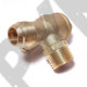 Обратный клапан 12BAR для компрессора (резьба - 1/2" - M3/4" - 1/8") ЛАТУНЬ