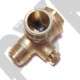 Обратный клапан 12BAR для компрессора (резьба - 1/2" - M3/4" - 1/8") ЛАТУНЬ