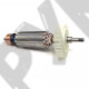 Ротор / Якорь для болгарки УШМ MAKITA GA4530, GA5030, GA5034, фрезера PJ7000 (517649-4) ДОПОЛНИТЕЛЬНАЯ БРОНИРОВКА