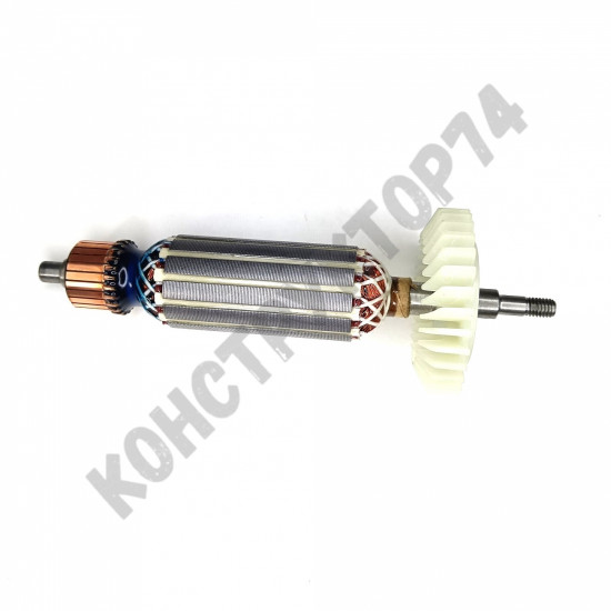 Ротор / Якорь для болгарки УШМ MAKITA GA4530, GA5030, GA5034, фрезера PJ7000 (517649-4) ДОПОЛНИТЕЛЬНАЯ БРОНИРОВКА