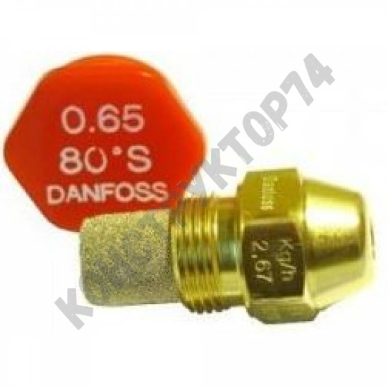 Форсунка Danfoss 0.65 80°S для тепловой дизельной пушки, горелки