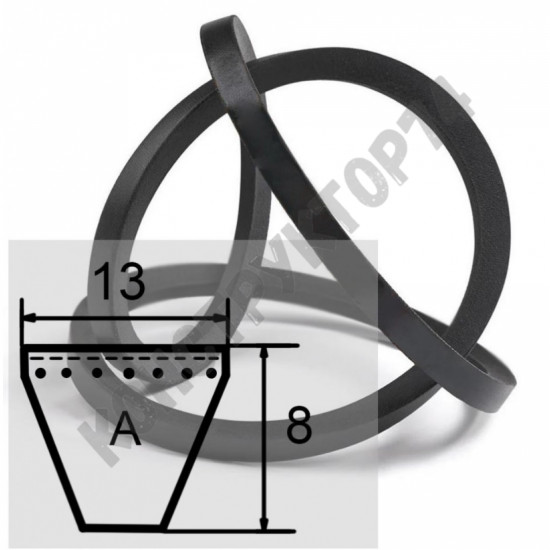 Ремень привода 13x875 (А-875) для снегоуборщика