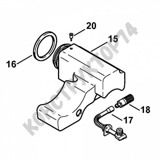 Маслобак Stihl MS 170/180 б/п